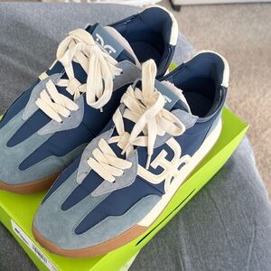 Sam Edelman Langley Blue Suede and Nylon Sneakers 11 M